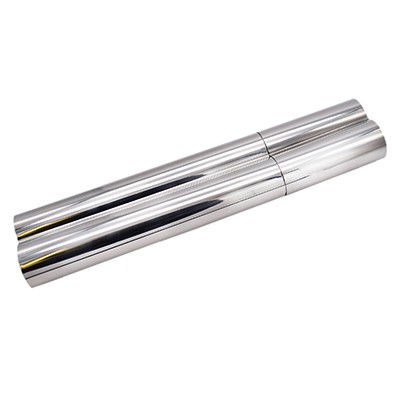 Picture of STAINLESS STEEL METAL DOUBLE CIGAR TUBE.