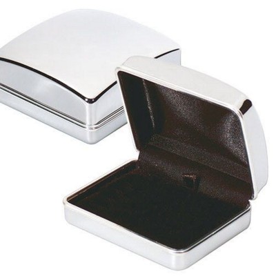 Picture of SILVER CHROME METAL CUFFLINK PRESENTATION BOX