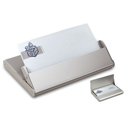 Picture of HALIFAX METAL BUSINESS CARD HOLDER in Silver