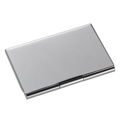 Picture of CLASSIC SILVER PLATED METAL BUSINESS CARD OR CREDIT CARD CASE