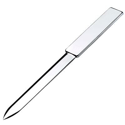 Picture of CLASSIC FINE SILVER PLATED METAL LETTER OPENER.