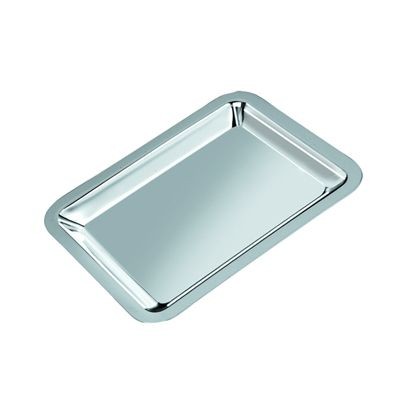 Picture of SMALL METAL SERVING TRAY in Silver