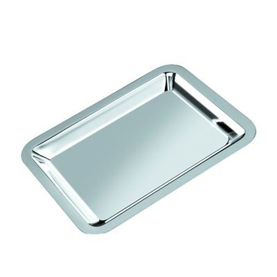 Picture of LARGE METAL SERVING TRAY in Silver