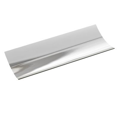 Picture of CONCAVE METAL SERVING TRAY in Silver