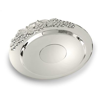 Picture of ROUND METAL COASTER in Silver.