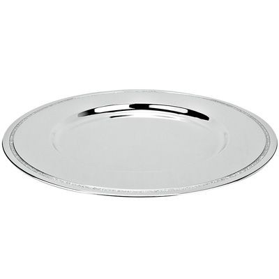 Picture of ROUND METAL UNDERPLATE in Silver