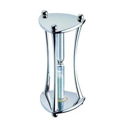 Picture of VENUS METAL SAND TIMER in Silver.