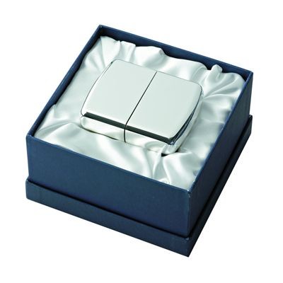 Picture of ZIPPO METAL DESK ALARM CLOCK in Silver