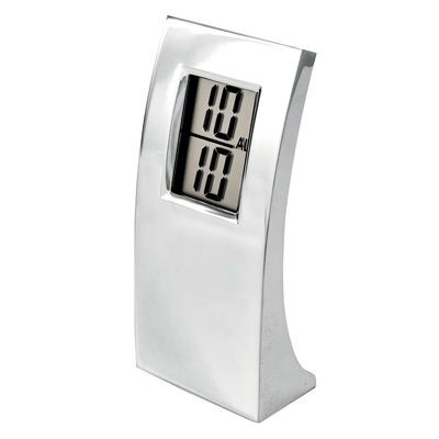 Picture of ARCH DIGITAL METAL ALARM CLOCK in Silver