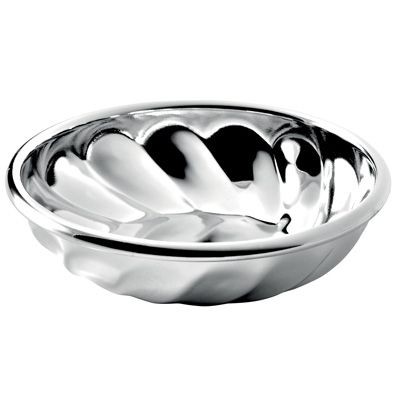 Picture of METAL FLUTED BOWL in Silver