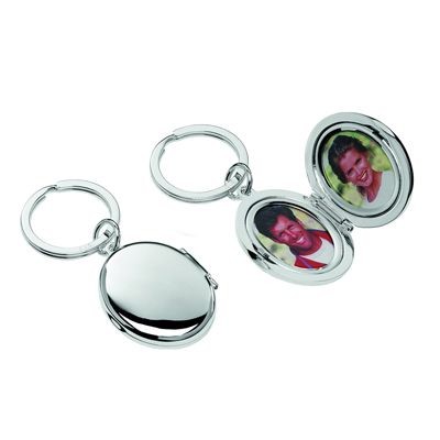 Picture of HIS & HERS PHOTO FRAME KEYRING in Silver