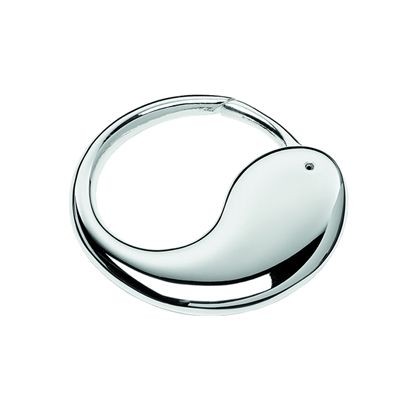 Picture of DOLPHIN METAL KEYRING in Silver.