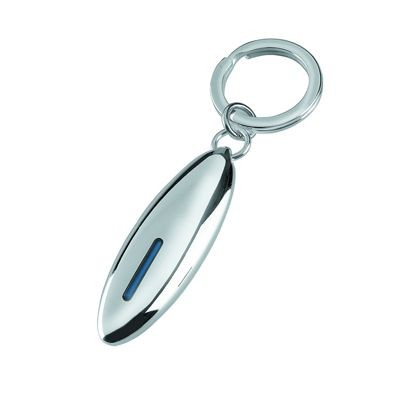 Picture of ELLIPSE METAL KEYRING in Silver