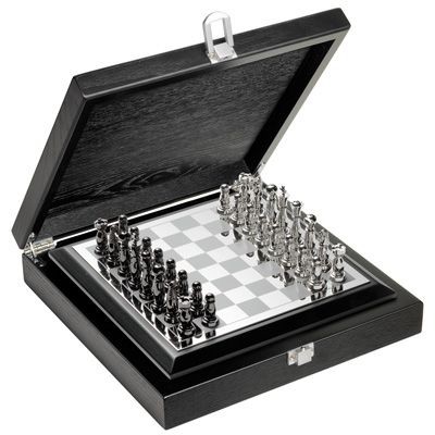Picture of METAL CHESS BOARD in Silver