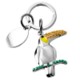 Picture of METAL PARROT KEYRING in Silver with Colour Crystals