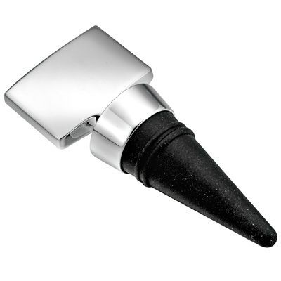Picture of SMOOTH METAL SQUARED BOTTLE STOPPER in Silver
