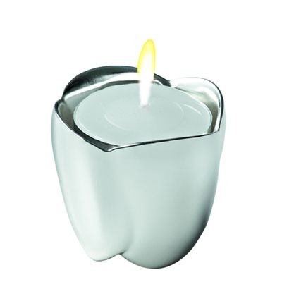 Picture of FIORE METAL TEA LIGHT CANDLE HOLDER in Silver