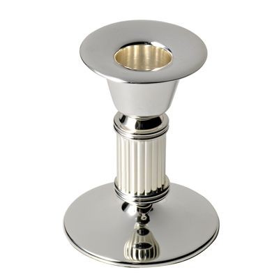 Picture of SMALL METAL CANDLE STICK in Silver.