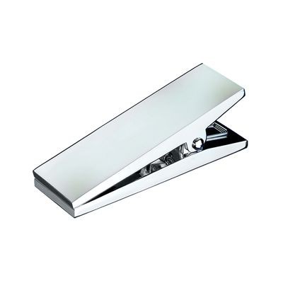 Picture of ELEGANCE METAL MEMO HOLDER CLIP in Silver.