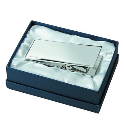 Picture of SMOOTH METAL MEMO HOLDER CLIP in Silver.