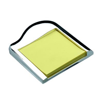 Picture of APPOLLO METAL POST-IT NOTE HOLDER in Silver.