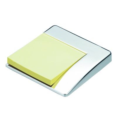 Picture of CORNER METAL POST-IT NOTE HOLDER in Silver.