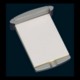 Picture of POCKET METAL MEMO NOTE PAD HOLDER in Silver