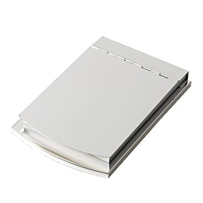 Picture of METAL MEMO NOTE PAD HOLDER in Silver