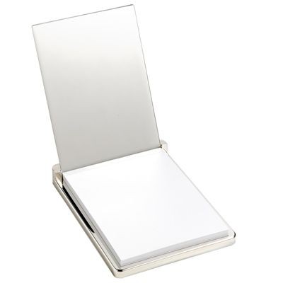 Picture of MASTER METAL MEMO NOTE PAD HOLDER in Silver.