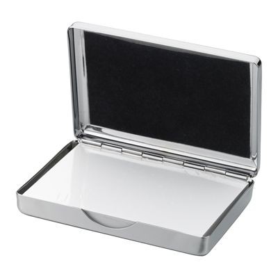 Picture of SMOOTH BOX MEMO NOTE PAD HOLDER in Silver