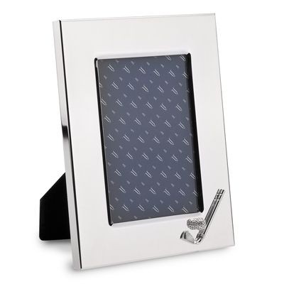 Picture of GOLF METAL PHOTO FRAME in Silver.