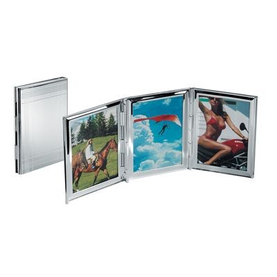 Picture of 3 PICTURES MINI METAL PHOTO FRAME in Silver