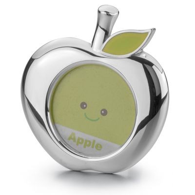 Picture of APPLE METAL PHOTO FRAME in Silver.