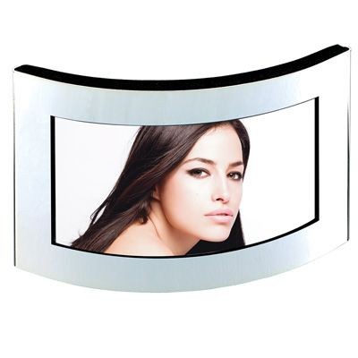 Picture of METAL PHOTO FRAME CURVE in Silver.