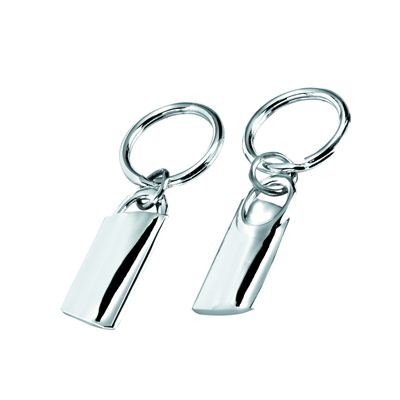 Picture of PIASTRINA METAL KEYRING in Silver