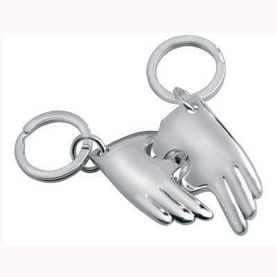 Picture of OK METAL KEYRING in Silver.