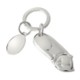 Picture of CAT METAL KEYRING in Silver