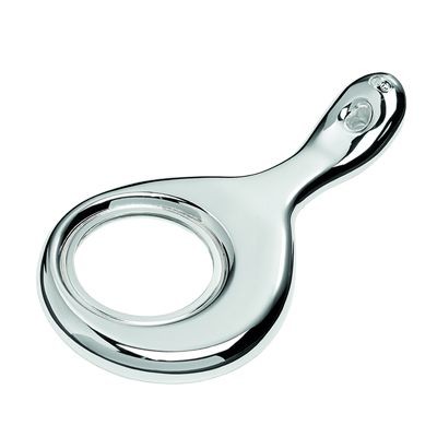 Picture of SIRIUS METAL MAGNIFIER GLASS with Pipe Handle in Silver.