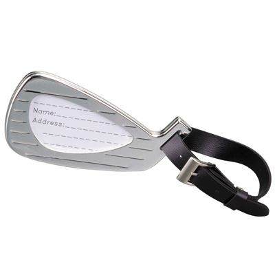 Picture of GOLF METAL LUGGAGE TAG in Silver.