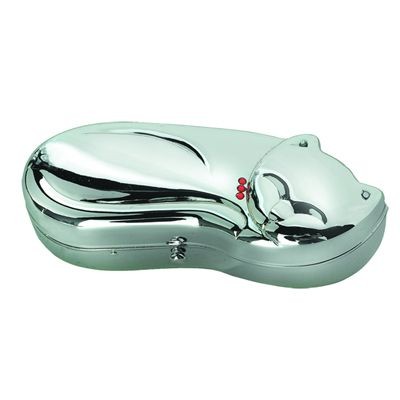 Picture of CAT METAL LIPSTICK HOLDER CASE in Silver