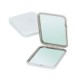 Picture of PICTURE DOUBLE METAL LADIES HANDBAG COMPACT MIRROR in Silver