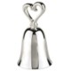 Picture of BELL with HEART METAL PLACE CARD HOLDER in Silver