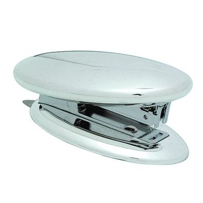 Picture of OVAL METAL DESK STAPLER in Silver