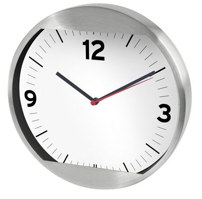 Picture of WALL CLOCK in Silver.