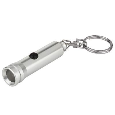 Picture of KEYRING CHAIN TORCH in Silver Metal.