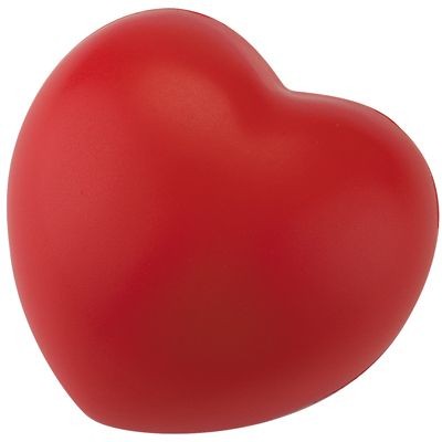 Picture of STRESS LOVE HEART in Red.