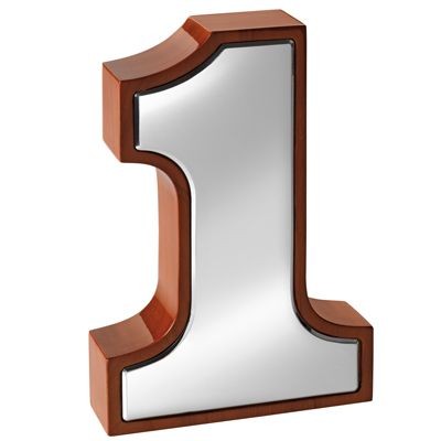 Picture of NUMBER ONE AWARD in Wood & Metal.