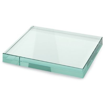 Picture of RECTANGULAR GREEN GLASS PAPERWEIGHT