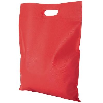Picture of NON WOVEN SHOPPER TOTE BAG in Red.