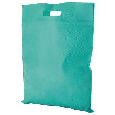 NON WOVEN SHOPPER TOTE BAG in Green.